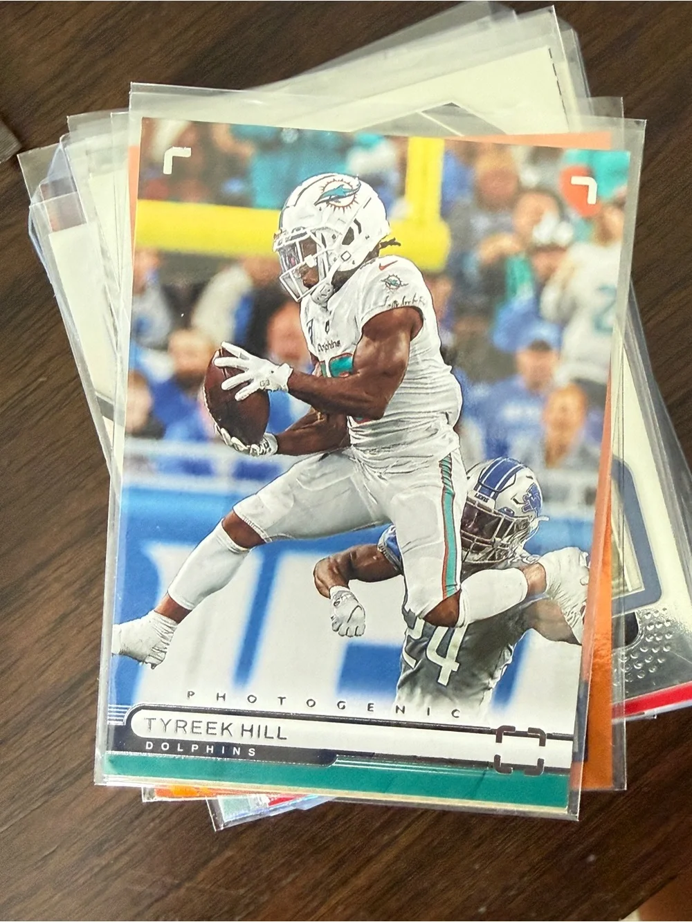 Panini Tyreek Hill Trading Card - White/Teal/Orange